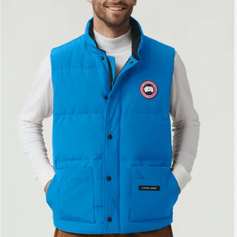 Canada goose Mens Freestyle Crew Vest - Glacier Blue